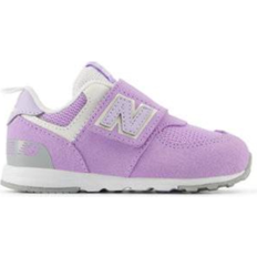 New Balance Infant 574 Hook & Loop - Lilac Glo with Bright Lavender