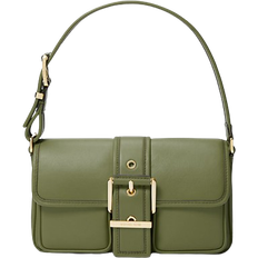 Michael Kors Colby Medium Leather Shoulder Bag - Smokey Olive