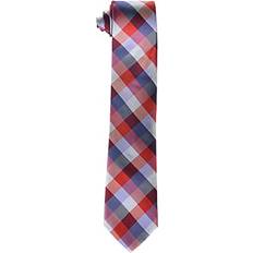 Tommy Hilfiger Red Ties Tommy Hilfiger mens Buffalo Tartan neckties, Red, Regular