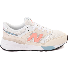 New Balance Big Kid's 997R - Linen with Omega Pink