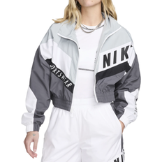 Damen - Outdoorjacken Nike Women's Sportswear Woven Jacket - Iron Grey/Light Pumice/White