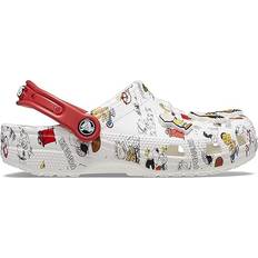 Women Clogs Crocs Classic Peanuts Snoopy Clog - White/Multi