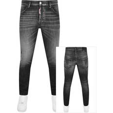 Herre - XXL Jeans DSquared2 'Skater' Slim Jeans Black