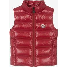 Padded Vests Children's Clothing Moncler Enfant Girls Red Ghany Down Padded Gilet 10 year