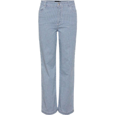 Pieces PC Billo Hw Wide Jeans - Light Blue Denim