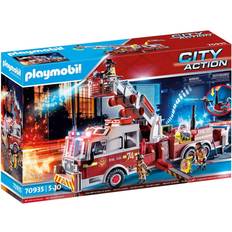 Playmobil Spielzeuge Playmobil City Action Rescue Vehicles Fire Engine with Tower Ladder 70935