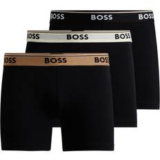 Hugo Boss Herren Unterwäsche Hugo Boss Power Boxer Briefs 3-pack - Black