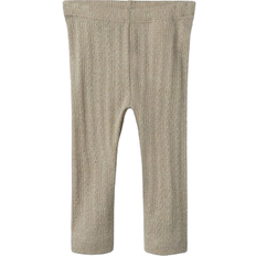 Name It Ohusa Rippstrick Leggings - Pure Cashmere (13221358)