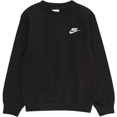 Nike Kid's Sportswear Club Fleece Sweatshirt - Black/White