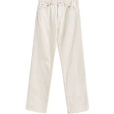 Dame - Hvite Jeans Gina Tricot Full length Jeans - Cream