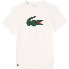 Lacoste Men's Ultra Dry Logo Sport T-shirt - White/Green