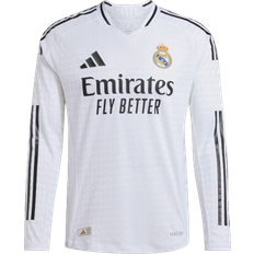 Adidas Men Real Madrid 24/25 Long Sleeve Home Authentic Jersey