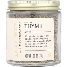 Simply Organic Single Origin Polish Thyme 1oz 1pack