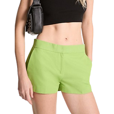 Michael Kors Cotton Blend Twill Shorts - Green