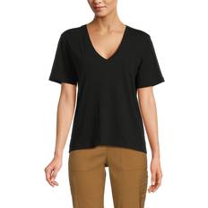 Tops Vince Women's Linen Blend Tee Black