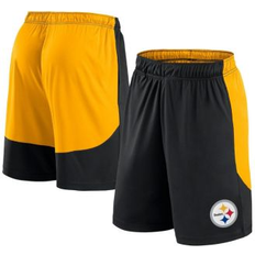 Football Pants & Shorts Fanatics Men's Pittsburgh Steelers Go Hard Shorts Black, Gold Black/Gold