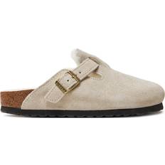 Tresko Birkenstock Pantoletten Boston Shearling Leve 1026192 Weiß