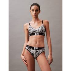 S Bikini Sets Calvin Klein Women's 1996 Cotton Stretch Modern Bikini Black