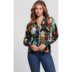 M Blouses Guess Lisette Printed Top Garden Glow Multi