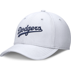 Nike Los Angeles Dodgers Caps Nike Los Angeles Dodgers Evergreen Swoosh Men's Dri-FIT MLB Hat in White, NB1710ALD-GEC S/M