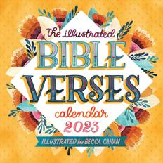 Becca Cahan 2023 The Illustrated Bible Verses Wall Calendar