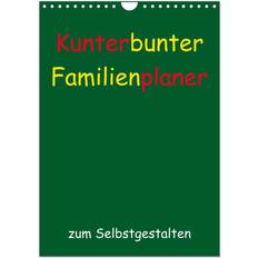 Calvendo 2025 Colorful Family Planner Wall Calendar A4 Portrait