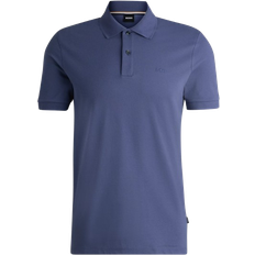 BOSS Pallas Cotton Polo Shirt - Dark Blue