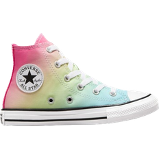 Converse Little Kid's Chuck Taylor All Star Bright Ombre Hi Top - Triple Cyan/Chaos Fuchsia