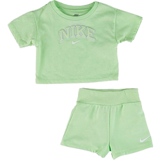 Nike Babies Other Sets Nike Infant Prep in Your Step T-shirt and Shorts Set - Vapor Green (16M127 E2E)