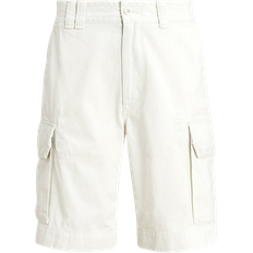 Cargo Shorts - White Ralph Lauren 10.5-Inch Relaxed Fit Twill Cargo Short - Deckwash White