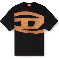 Diesel Cotton T-shirts Diesel T-Boxt Bleach T-Shirt - Orange/Black