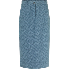 Blau - Damen - Midiröcke Modström Hennsessy with Skirt - Structured Medium Blue