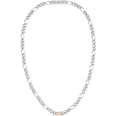 Hugo Boss Rian Figaro Chain Necklace - Silver/Gold