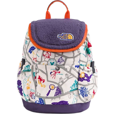 The North Face Mini Explorer Backpack - White Dune Woodcut Trail Map Print/Dusted Purple