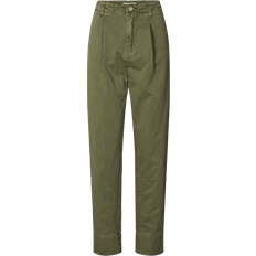 Rabens Saloner Raina Canvas Light Pleat Pant - Army