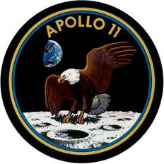 Mouse Pads Future Of Flight Nasa Apollo 11 Patch 8 1/8 Thick