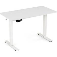 Standing desk electric Costway Electric Standing White Writing Desk 23.6x47.2"