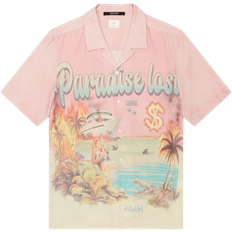 Ksubi Shirts Ksubi Paradise Lost Resort Ss Shirt - Pink Multi