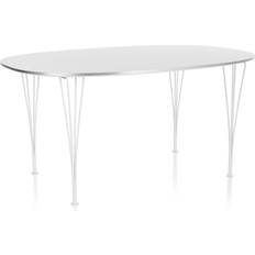 Fritz Hansen B613 Super Elliptical White Spisebord 120x180cm