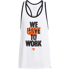 Under Armour Men's Project Rock Get To Work Sleeveless - White/Black