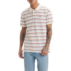 Levi's Men Polo Shirts Levi's Housemark Polo Shirt - Kai Stripe Egret/White