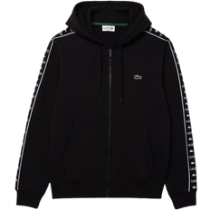 Fleece - Herren Pullover Lacoste Zipped Jogger Hoodie - Black