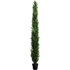 Nearly Natural 10ft. UV Resistant Artificial Cedar Pine Christmas Tree