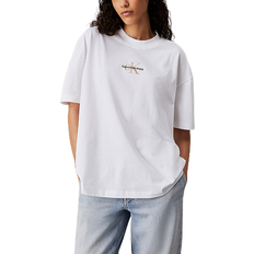 Calvin Klein Monogram Boyfriend T-Shirt - Bright White