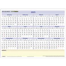 At-A-Glance Quicknotes Erasable Monthly/Yearly Wall Calendar 2025