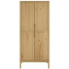 Brune Garderober vidaXL Floro Golden Brown Garderobe 77x171cm