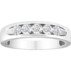 Pompeii3 Wedding Ring - White Gold/Diamonds