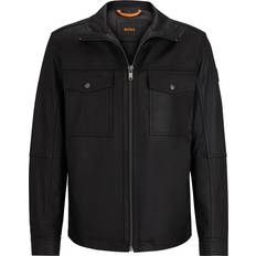 Herre - Skinnjakker Hugo Boss Jonova1 Leather Jacket - Black