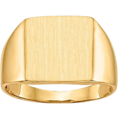 Bagatela Open Back Signet Ring - Gold