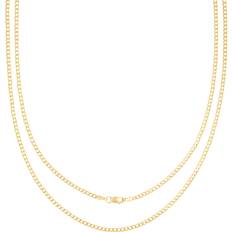 Juliette Collection Cuban Curb Chain Necklace 2mm - Gold